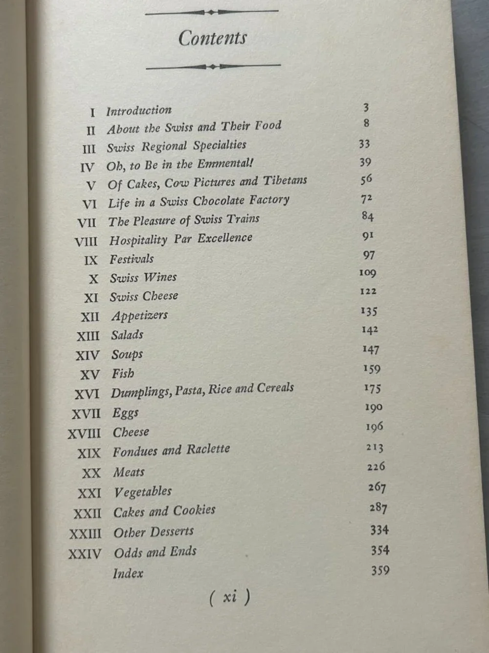 Vintage 1967 The Swiss Cookbook First Edition Hardcover  Nika Standen Hazelton